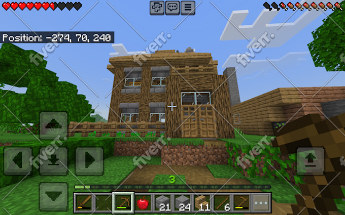 build minecraft houses professionally