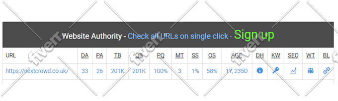 Immagine del campione di lavoro