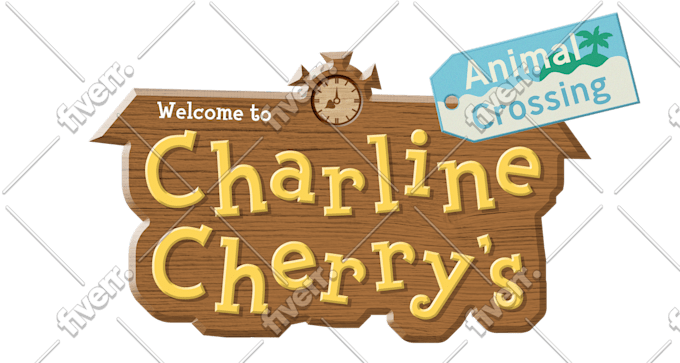 Do a custom animal crossing new horizon logo by Nenemanga Fiverr