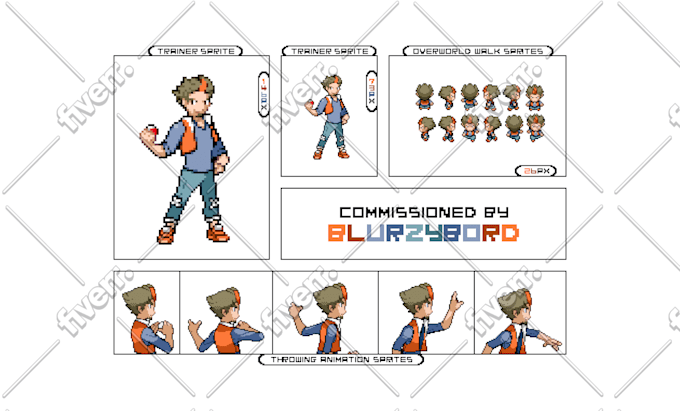 hoja de sprites charizard