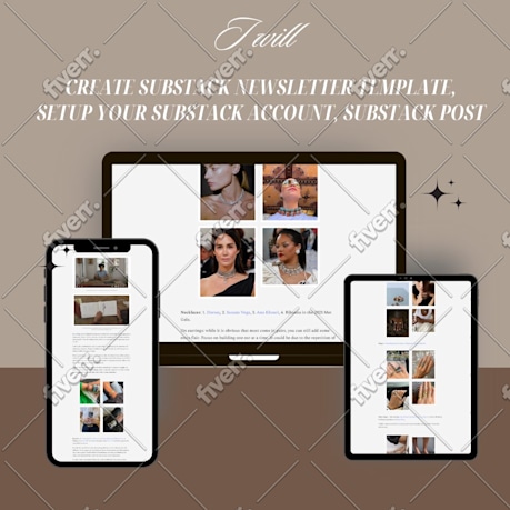 Create substack newsletter template, setup your substack account ...