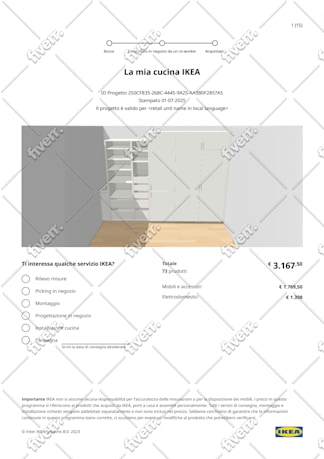 Immagine del campione di lavoro