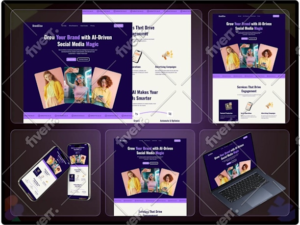 Build ai website, web application mobile app development as full stack ...