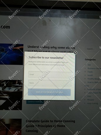 Immagine del campione di lavoro