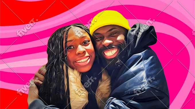 Turn your photo into a realistic digital oil painting custom portrait ...