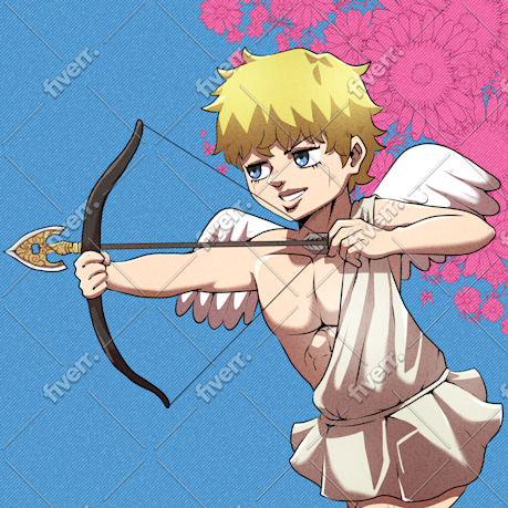 Draw your picture as a jojo anime by Bapauu Fiverr