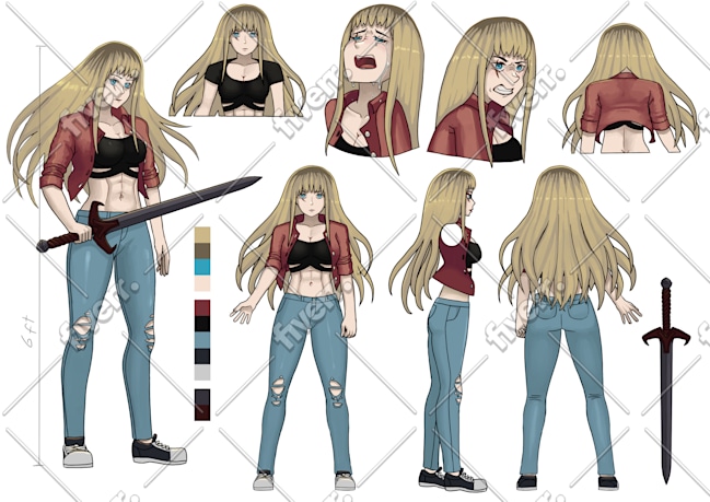 Create Character Reference Sheets For You By Marckusello Fiverr Create Character Reference Sheets For You By Marckusello Fiverr