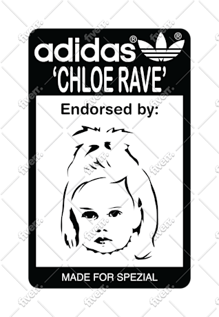 Create a customized adidas stan smith style logo by