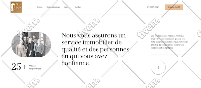 Image d'échantillon de travail