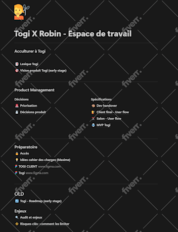 Image d'échantillon de travail