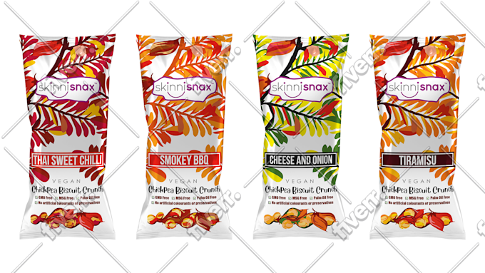 Product Design for skinnisnax, Fiverr delivery