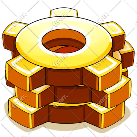 Design game asset for icon ui ux sprite sheet tileset anime by ...