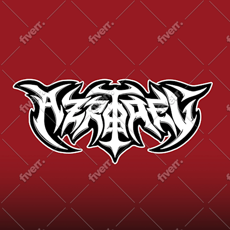 Dark typography logo and lettering, metal, y2k, psychedelic by Farth ...