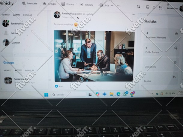 Immagine del campione di lavoro