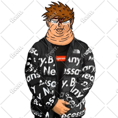 Draw you in a the drip style by Amirrido Fiverr