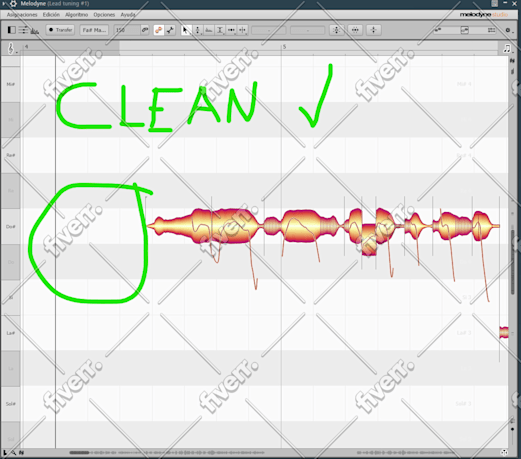 Image d'échantillon de travail