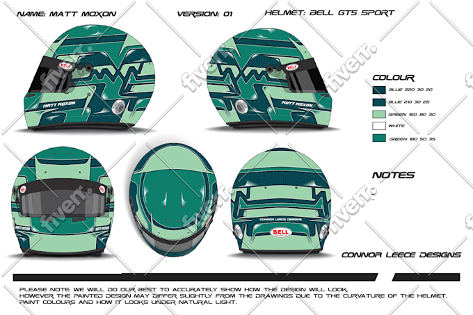 helmet design template