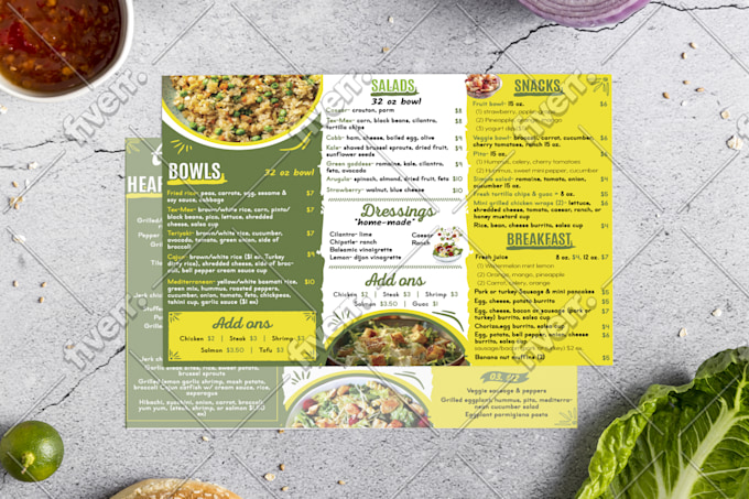 Design professional restaurant and food menu design by Weebly_design ...