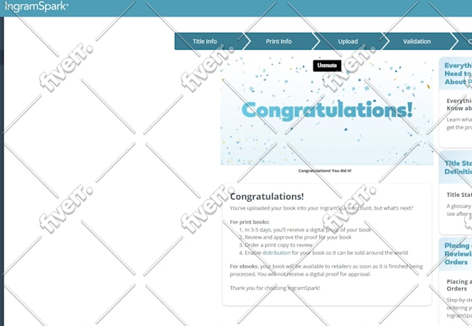 Immagine del campione di lavoro