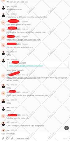 Immagine del campione di lavoro