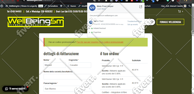 Immagine del campione di lavoro