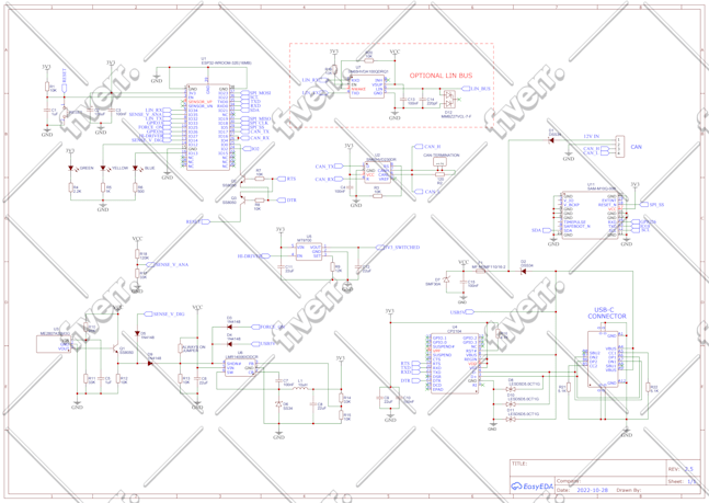 Design pcb layout and schematics for your circuit by Migara1995 | Fiverr