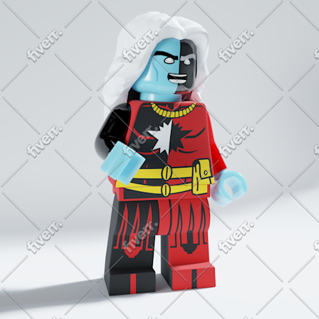 Design quality custom lego minifigures, decals, and textures by