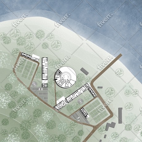 Render your site plan, master plan, and layout plan by K_marija | Fiverr