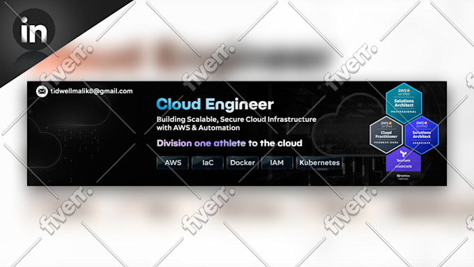 Create a modern linkedin banner and profile branding by Midotaka | Fiverr