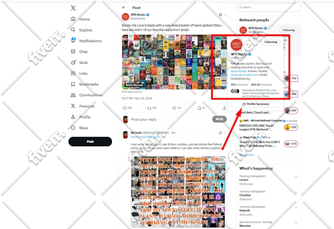Promote your fiverr gig on social media targeted people by Moonmoon523 ...