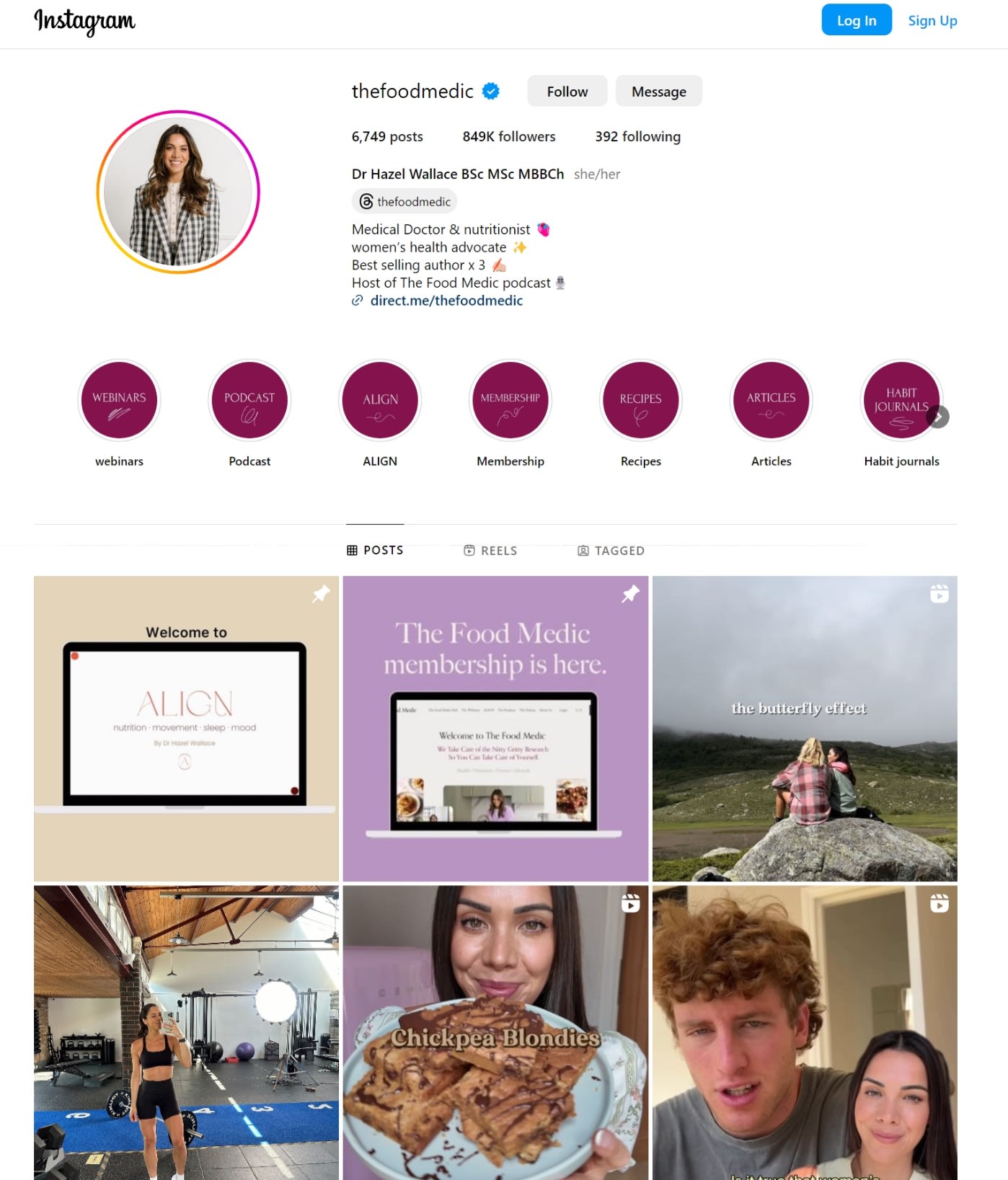 thefoodmedic's Instagram profile