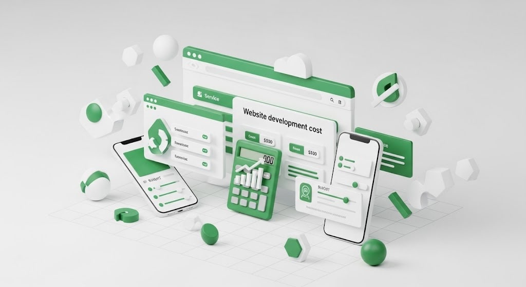 Average website development cost