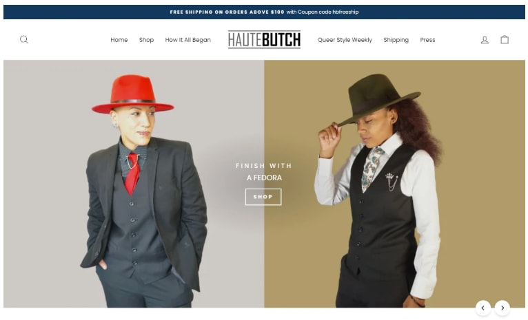 HauteButch website