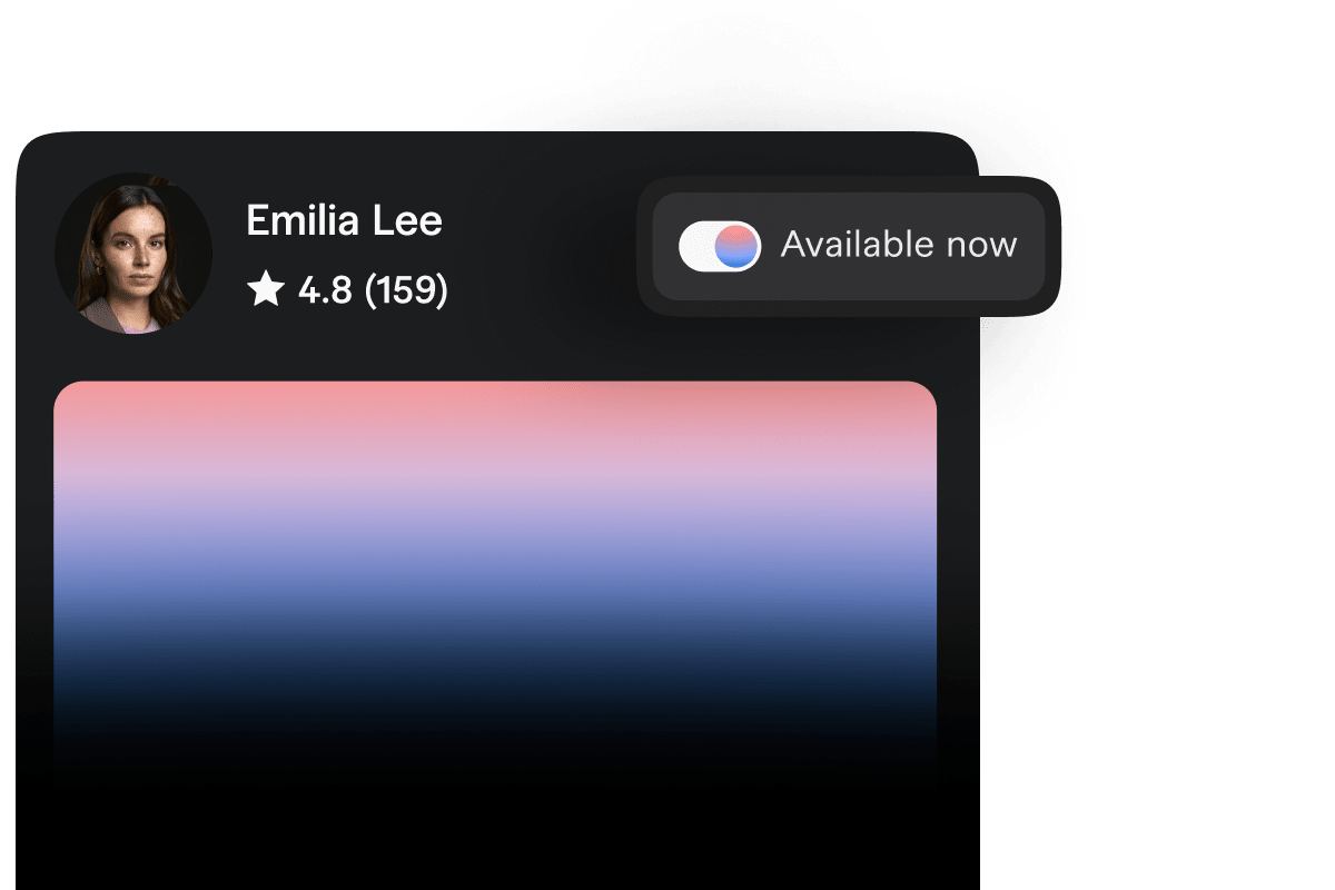 Who's available now