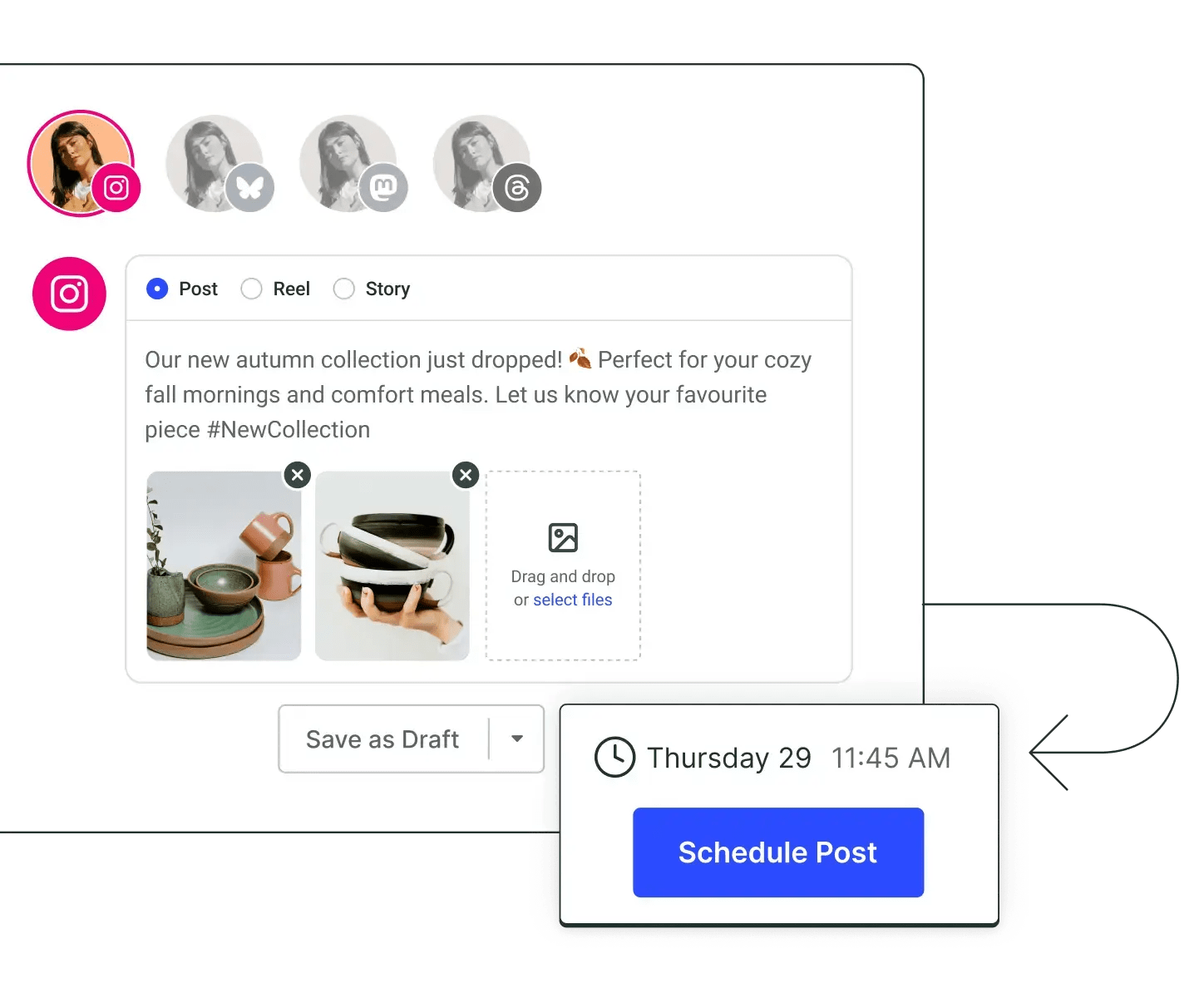 Buffer scheduling feature