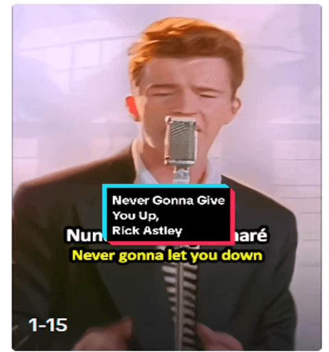 Rickroll Never Gonna Give You Up, Rick Astley QR code