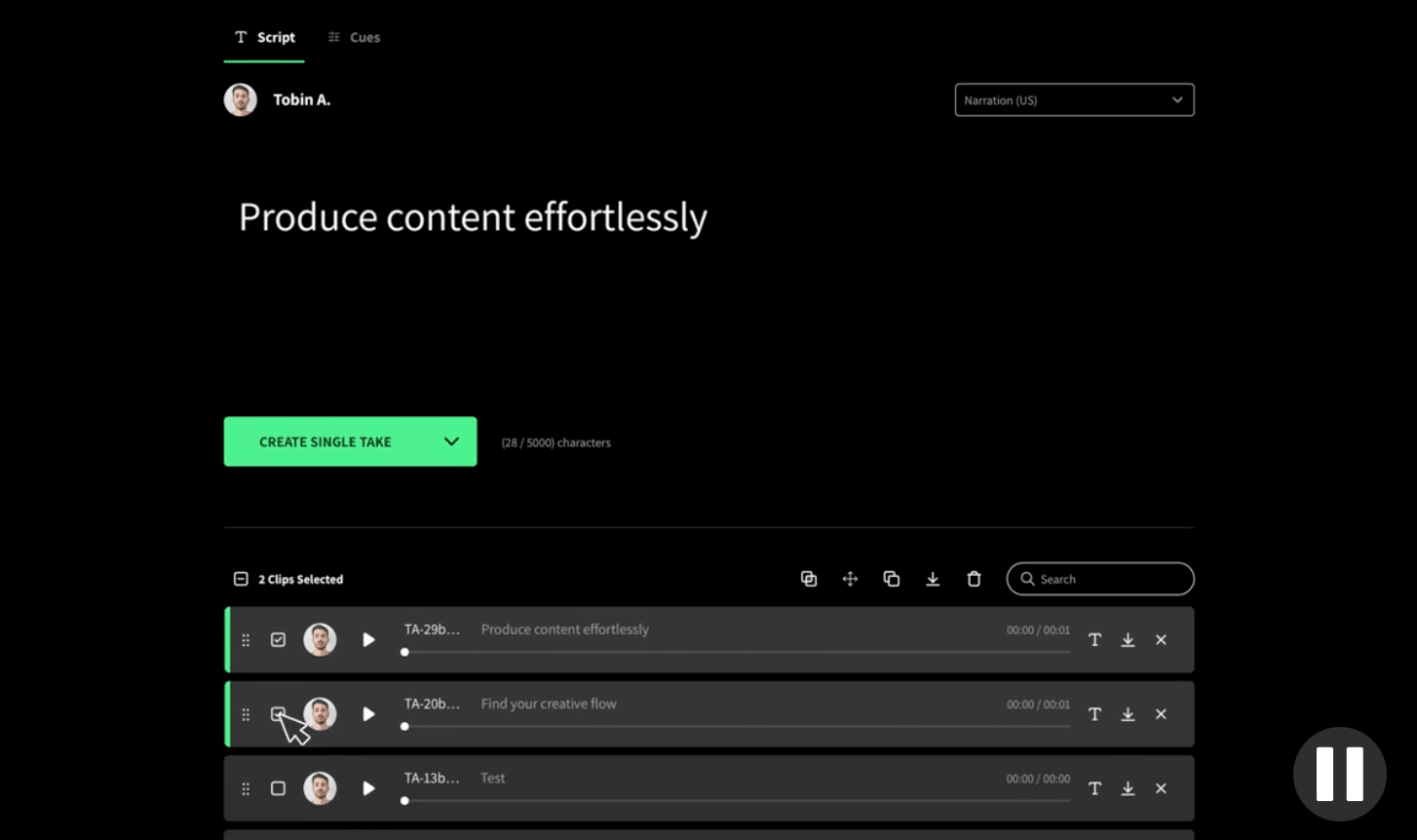 WellSaid voice generator