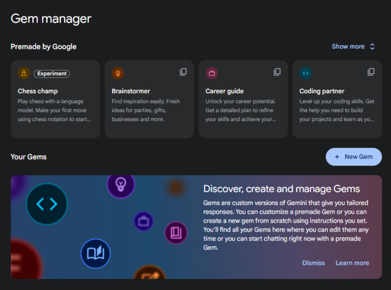 Gem manager