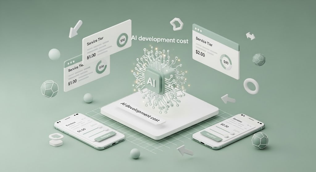 Average AI development cost