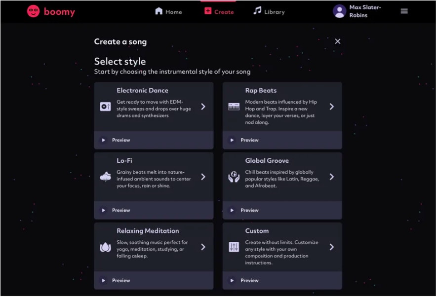Boomy platform
