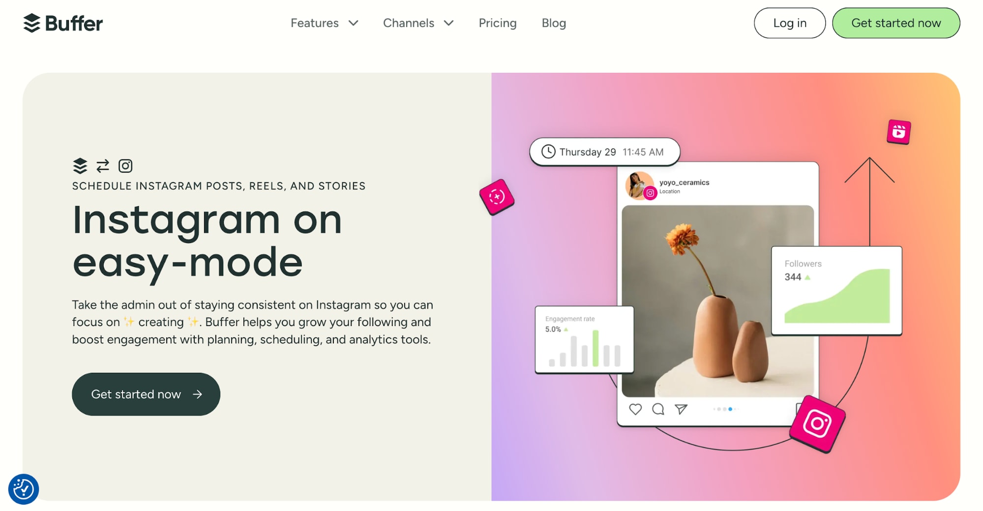 Buffer’s website