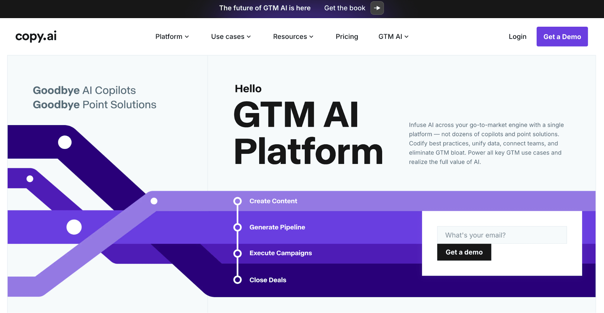 Copy.ai’s website