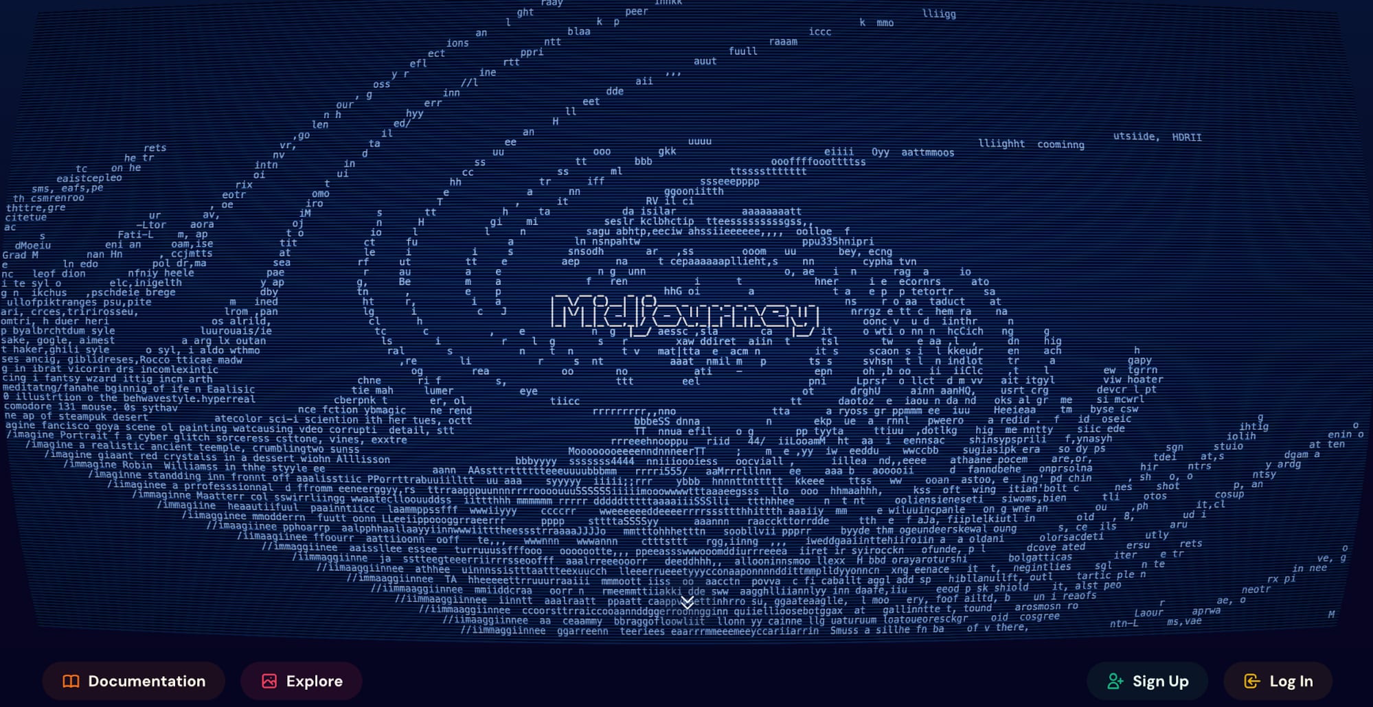 Midjourney’s website