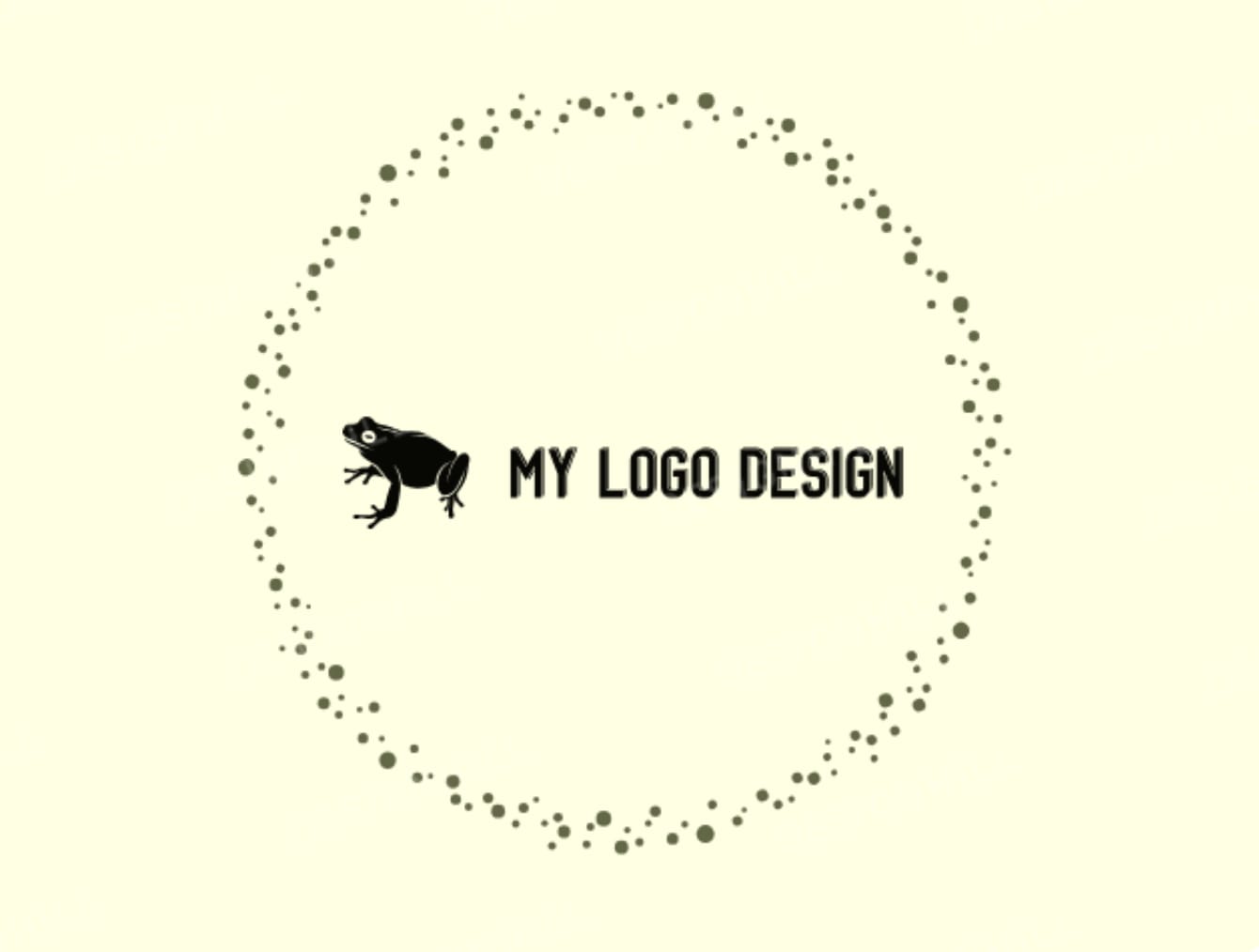 Designhill frog logo