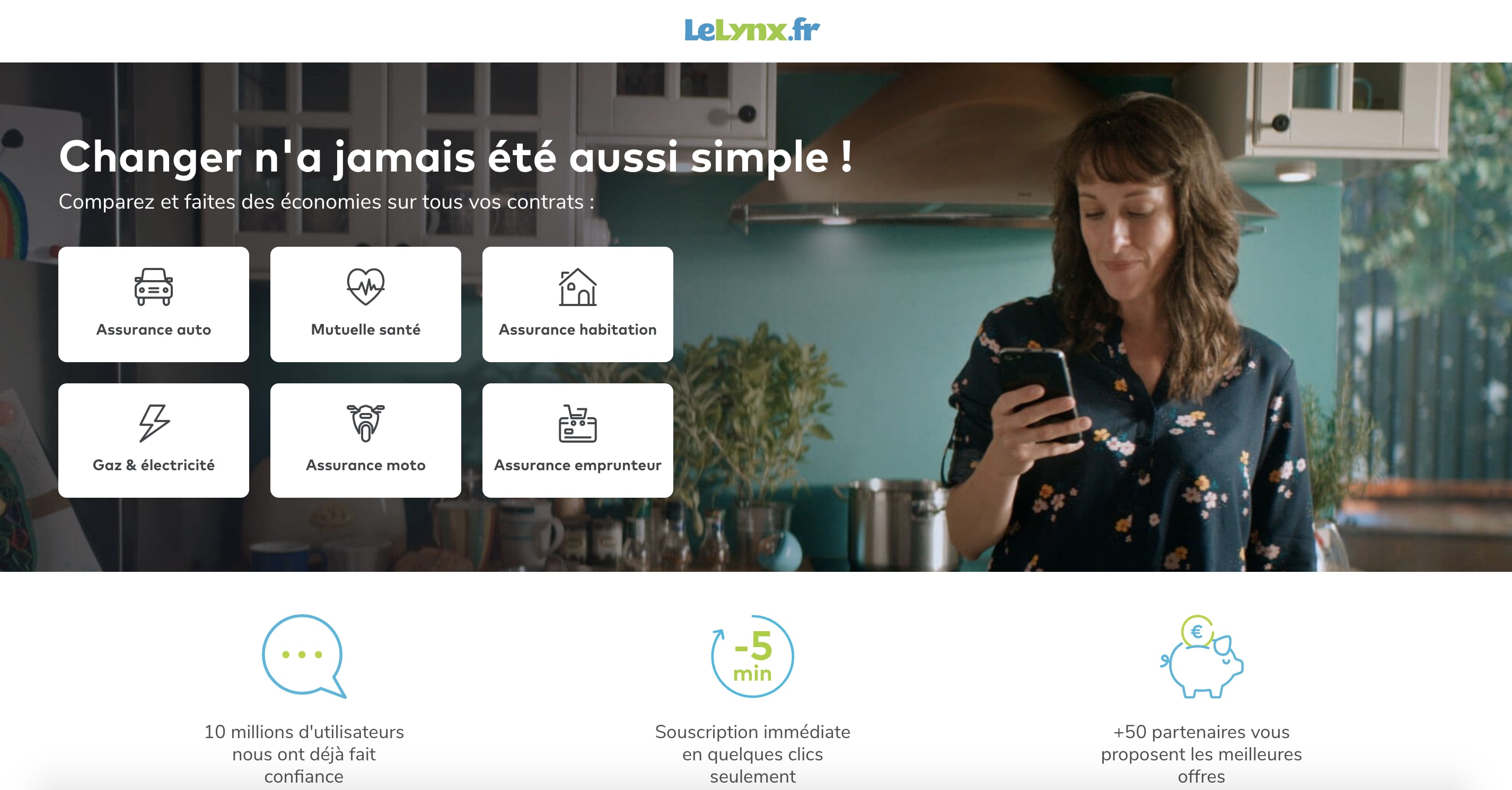 Exemple landing page - LeLynx.fr