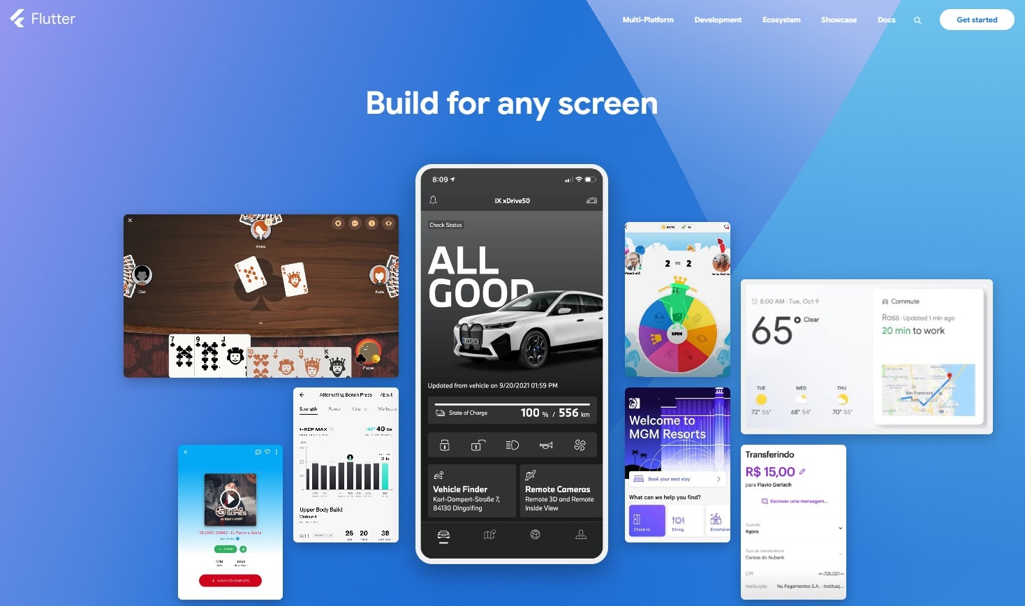 Flutter website