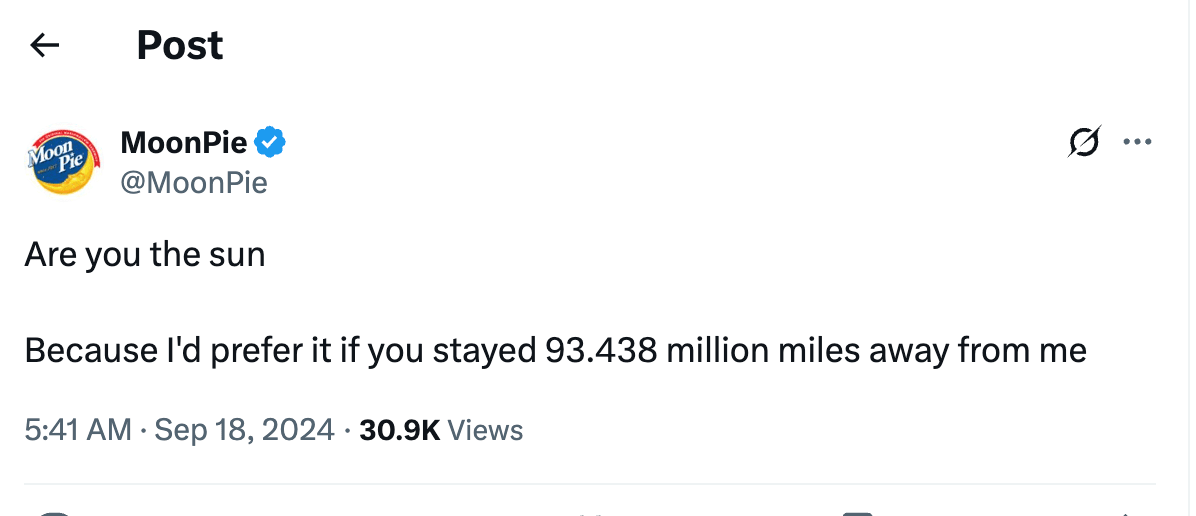 MoonPie funny tweet