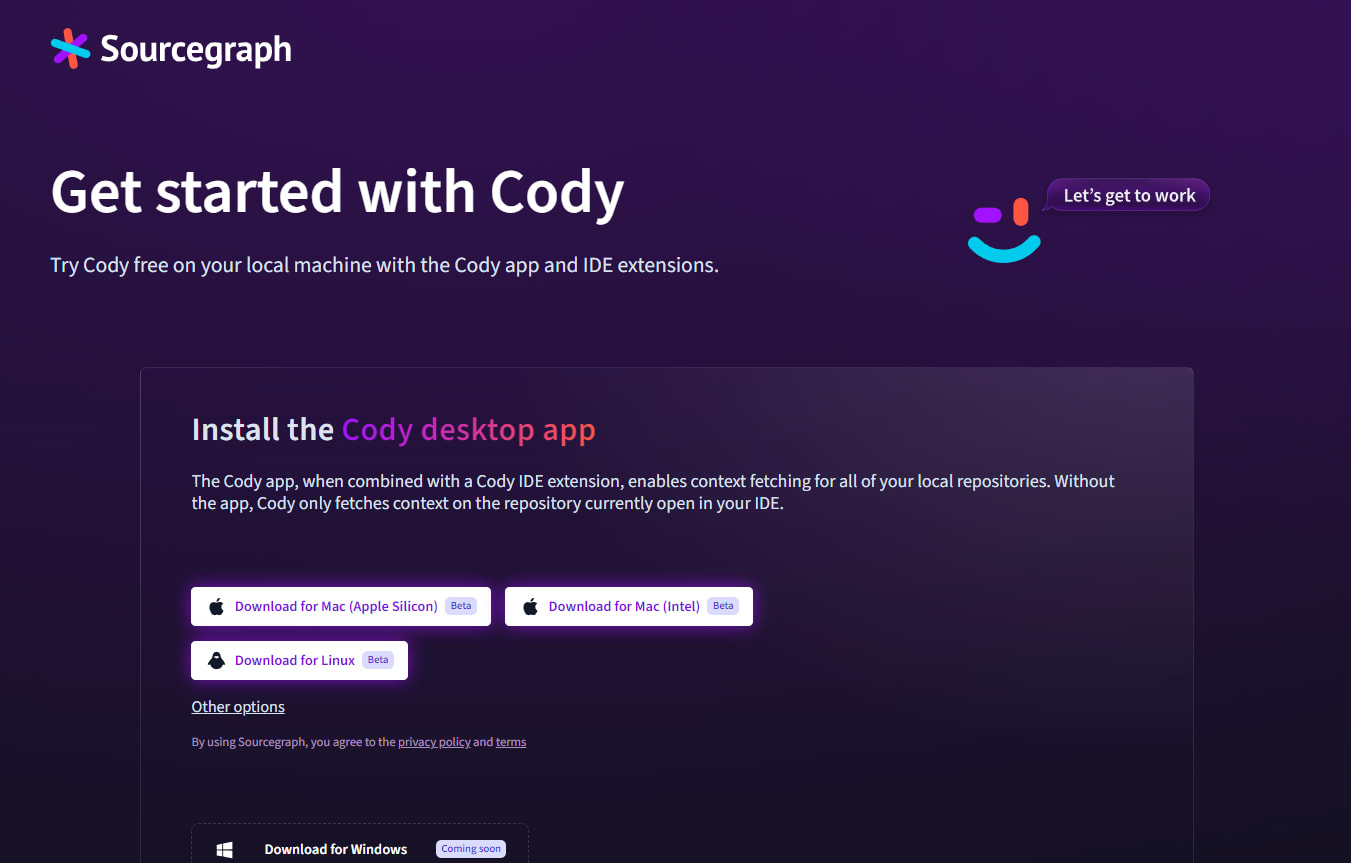 Cody AI coding tool