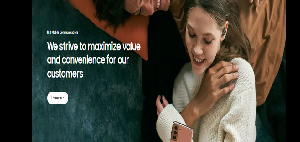 Samsung website