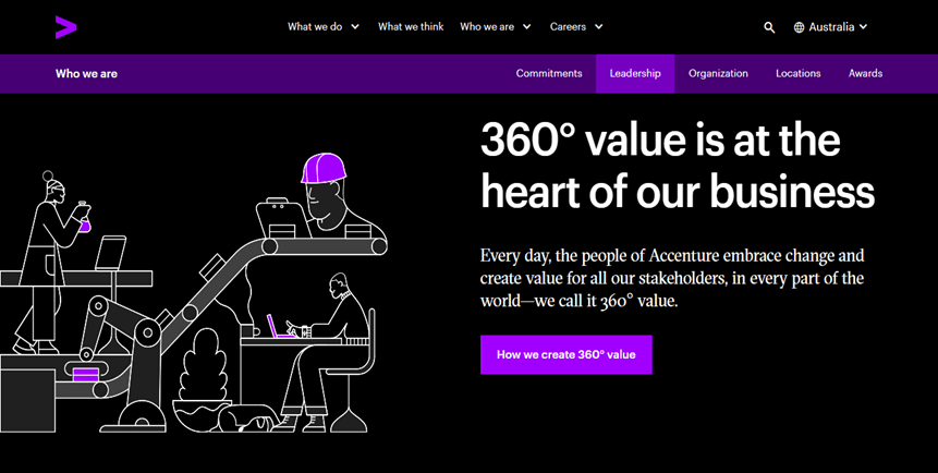 Accenture’s motto